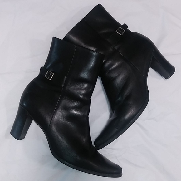 Ann Taylor LOFT Leather Ankle Boots - Picture 1 of 4